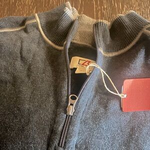 NWT Cutter & Buck 1/4 Zip Sweater - Size Medium